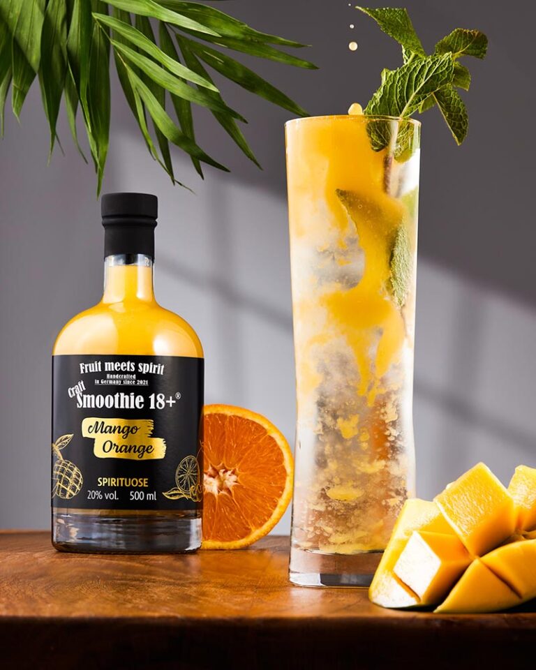 Beispiel Produktfoto von Getränken